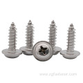 Cross Recessed Pan Head Tapping Screws With Collar DIN968